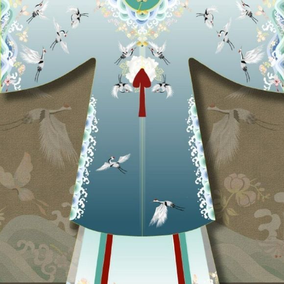 MARCHESA RENAISSANCE Embroidered Gown Set | Victoria Top Cardigan Maxi S… - Picture 6 of 10